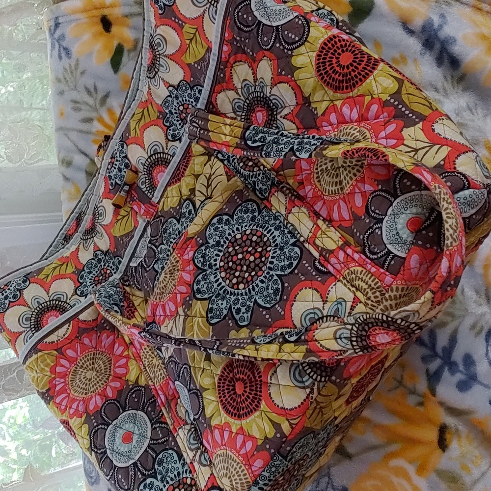 Vera Bradley Villager Flower shower tote bag